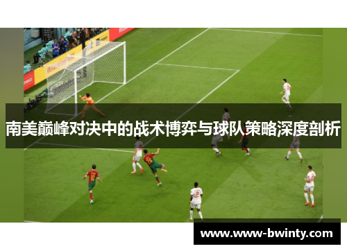 南美巅峰对决中的战术博弈与球队策略深度剖析