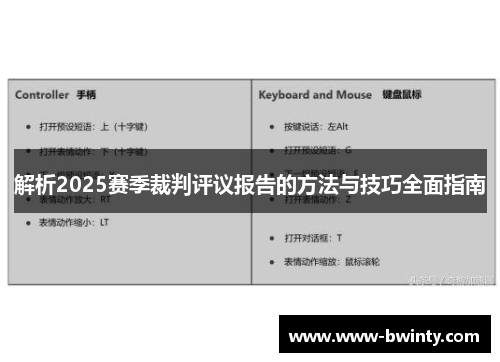 解析2025赛季裁判评议报告的方法与技巧全面指南